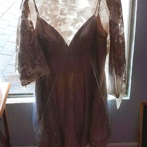 Homecoming dress Rose gold Size 20